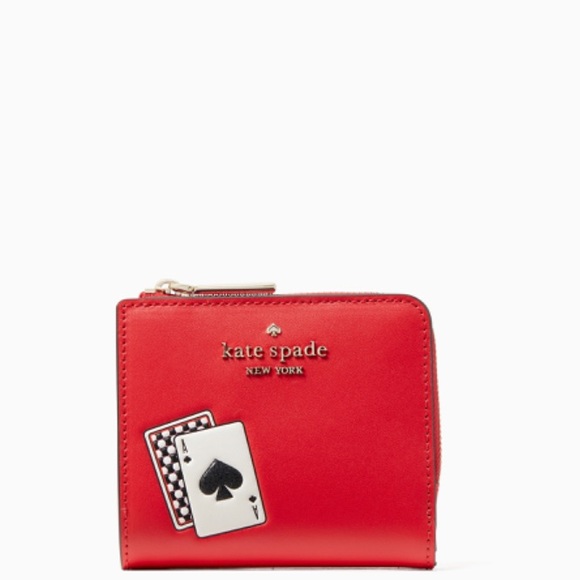 Authentic Kate Spade leather lucky zip wallet/ID - Picture 2 of 13